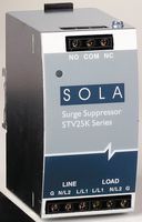 Sola HD Surge Protector, DIN Rail, STV 25K Series, Outlet Strip, 120 VAC. SOLA.STV25K-10S