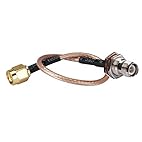 RFaha 2pcs SMA Male to N Type Female RF Coax Adapter 20cm 8in SMA to N Coaxial Connector Wire