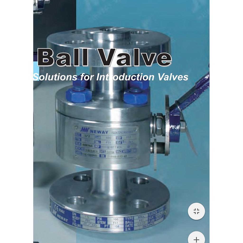 Neway Floating Ball Valve /  Size 2" Class 150, Body A105. Ball. F316. NEWAY.2FP-BB1R-A105N-12662-NC