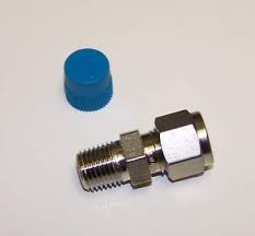 Swagelok Stainless Steel Swagelok Tube Fitting,  Male Connector, 1/4 in. Tube OD x 1/4 in. Male NPT. SWAGELOK.SS-400-1-4